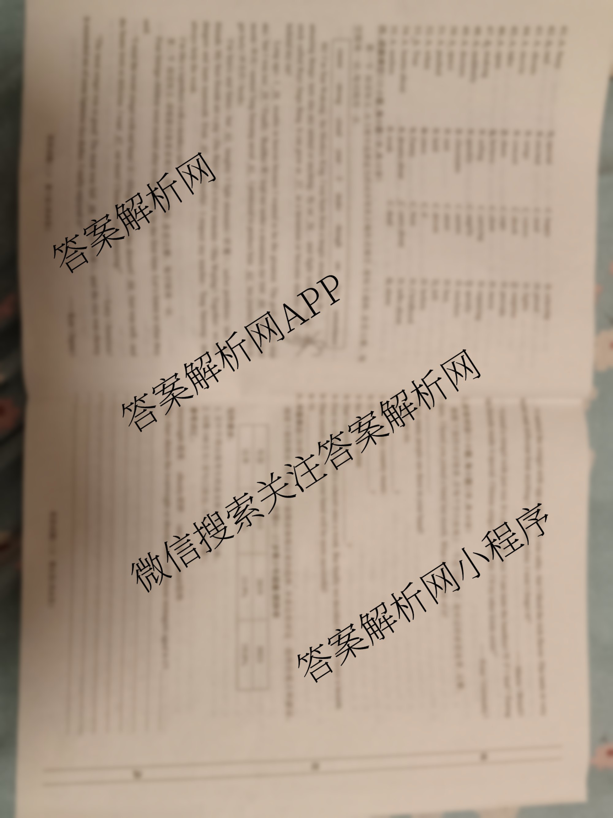 2025年河南省中考仿真模拟考试(二)5.28各科答案及试卷（7科全）英语试题