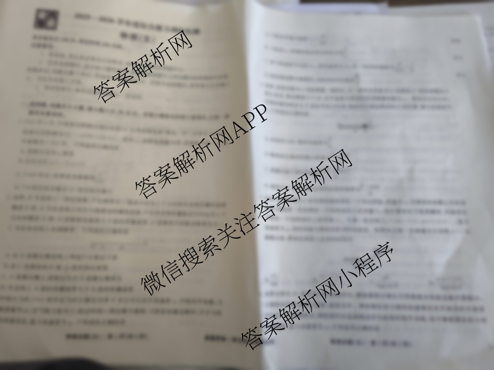 衡水真题密卷2025-2026学年度综合能力调研检测(五)5试卷及答案汇总（15科全）物理试题