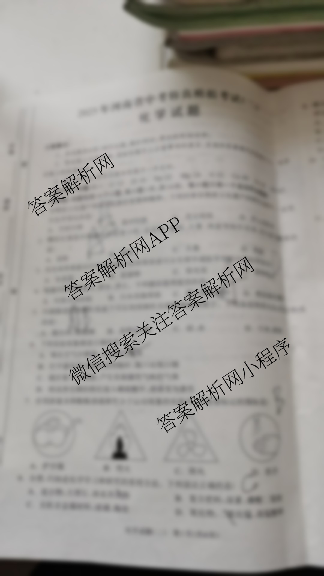 2025年河南省中考仿真模拟考试(二)5.28各科答案及试卷（7科全）化学试题