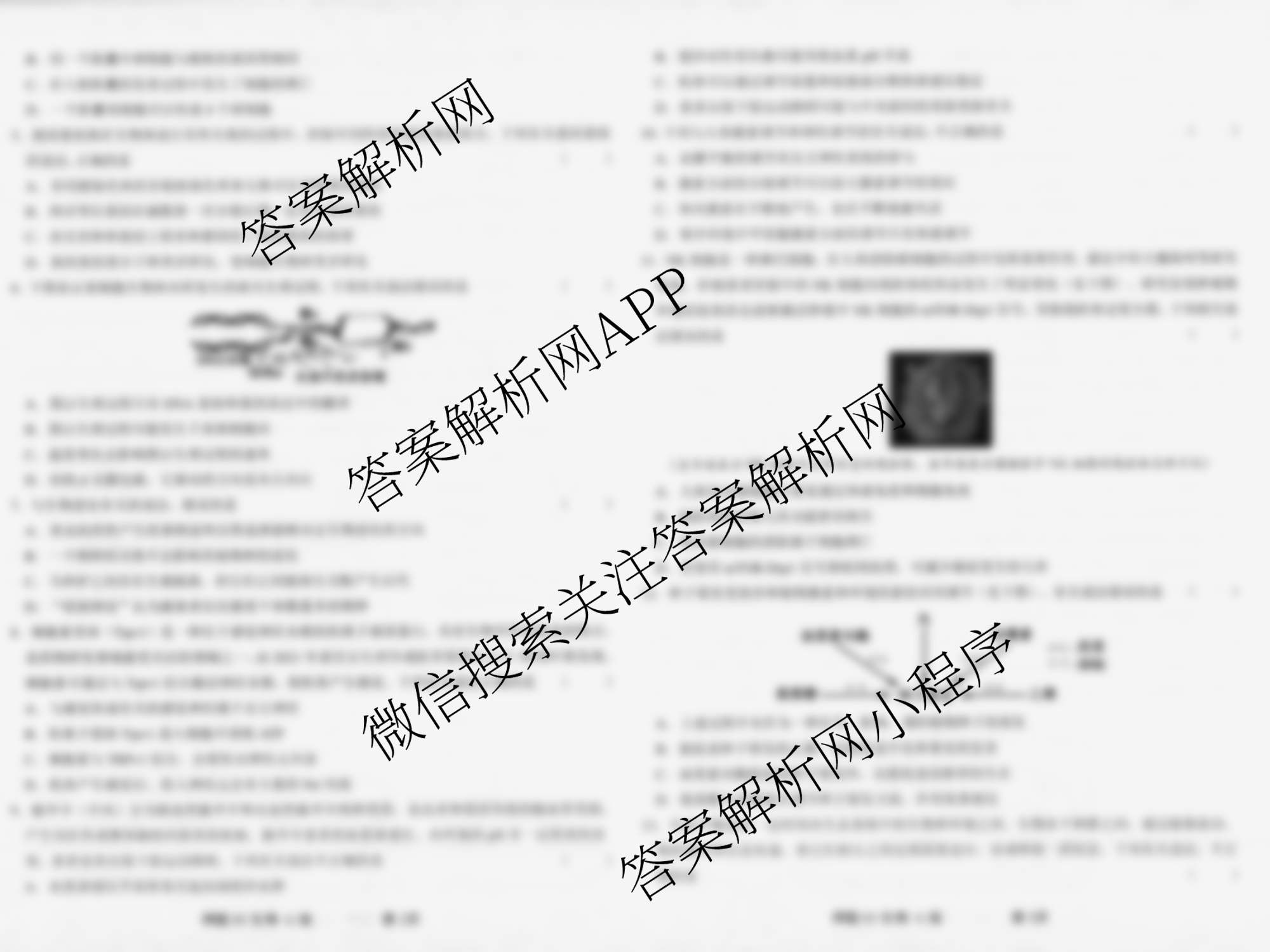 2025届押题03各科答案及试卷（含语文(新) 英语 历史(L版)等23份）生物试题