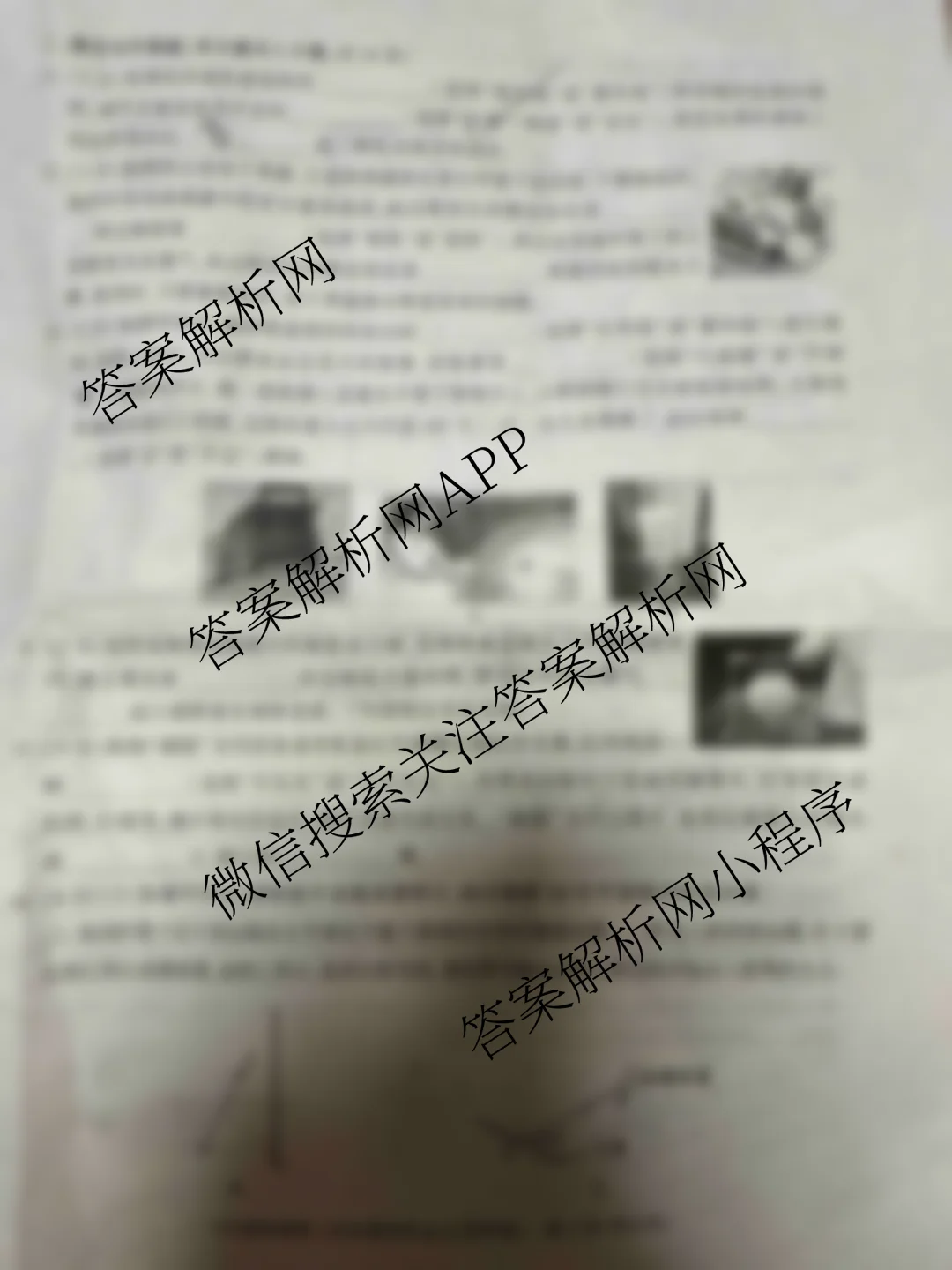 陕西省2025-2026学年度第一学期第二次阶段性作业八年级(C)试卷及答案汇总（10科全）物理试题