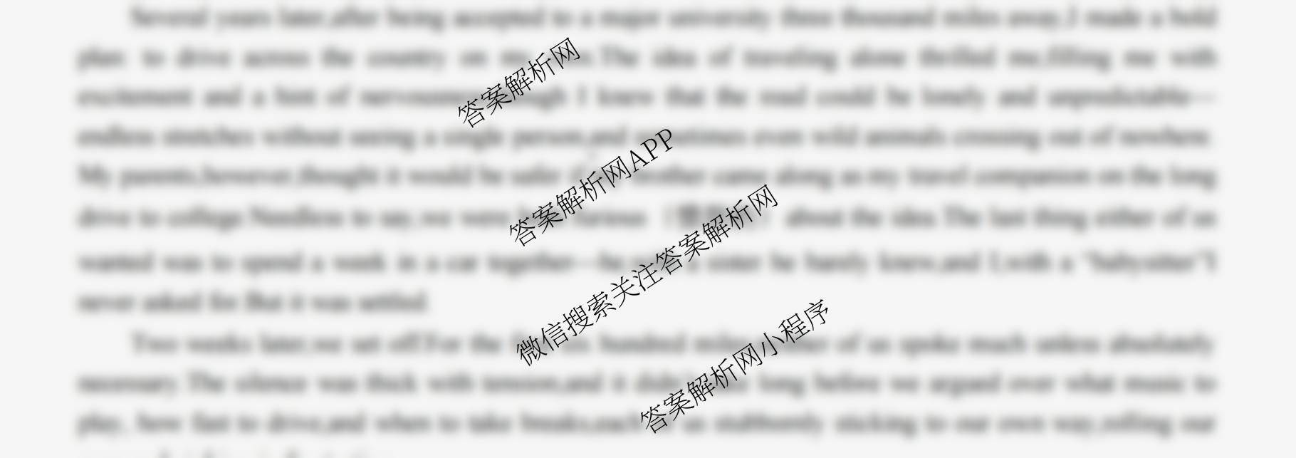 杭州二中2025学年第一学期高三年级十月月考试卷及答案汇总（含化学、政治、生物等）英语试题
