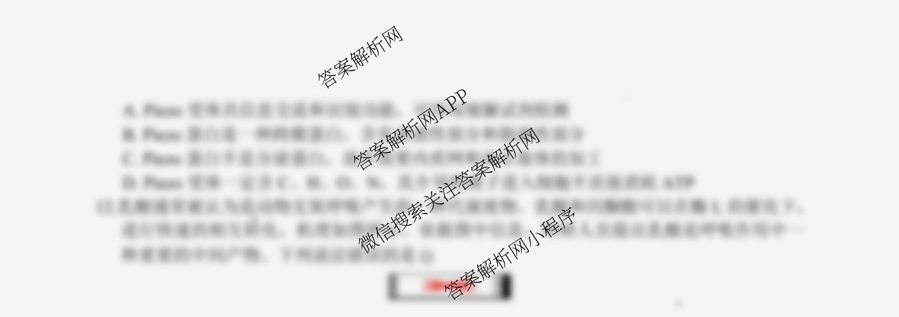 江苏省盐城市2025-2026学年度第一学期七校联盟第一次学情检测高三各科答案及试卷（9科全）生物试题