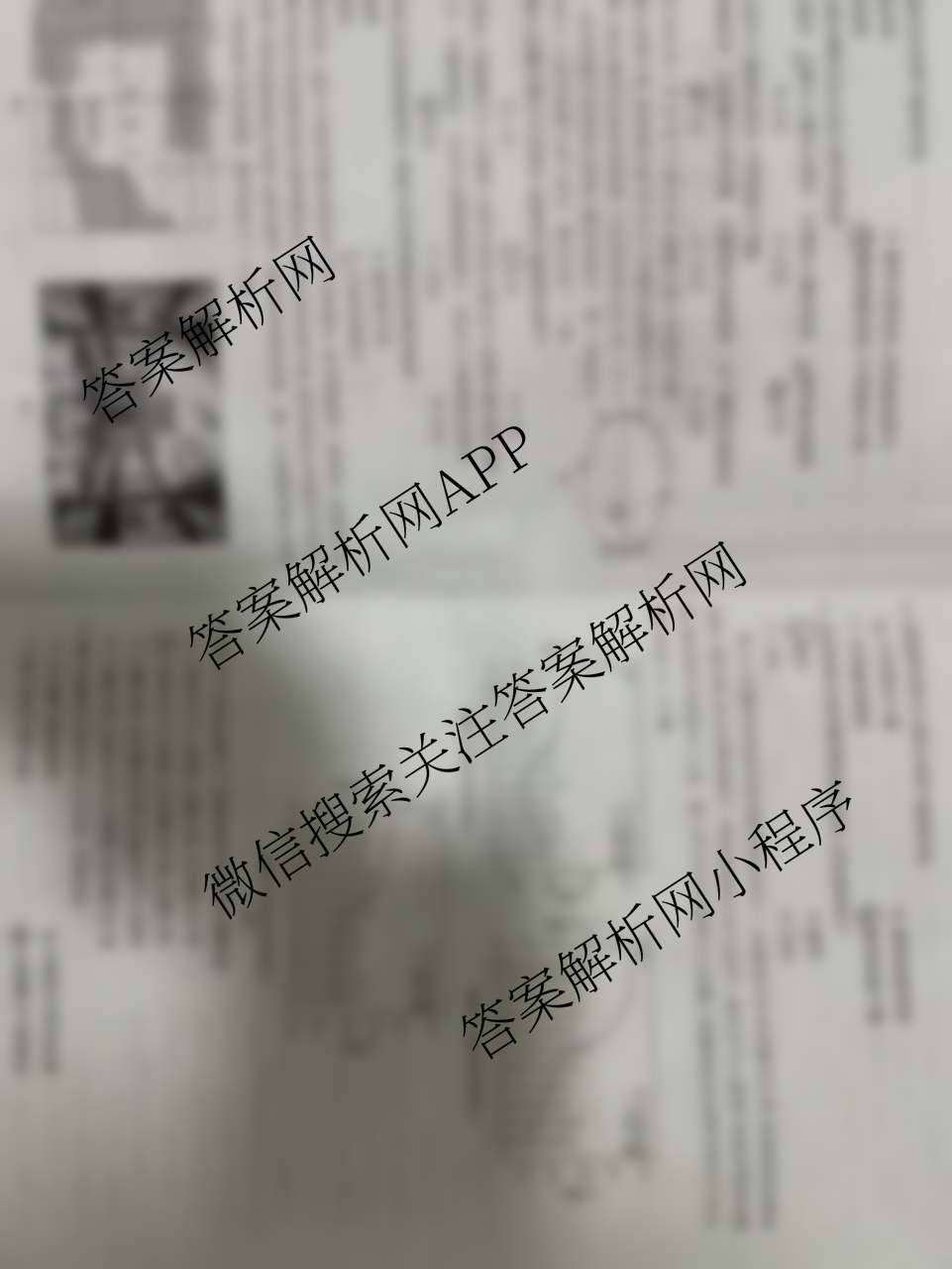 安徽省2026届高三年级阶段监测联合考试各科答案及试卷: 含政治 数学 生物试卷解析地理试题