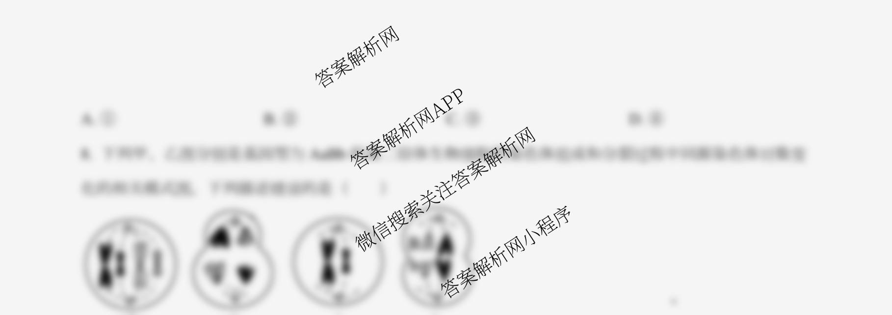 南开大学附属中学2026届上学期第一次阶段检测试卷及答案汇总（9科全）生物试题