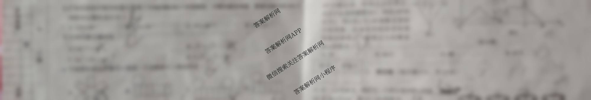 2025年文博志鸿河南省中招联考模拟卷各科答案及试卷(已更新物理、英语、语文等7份)数学试题