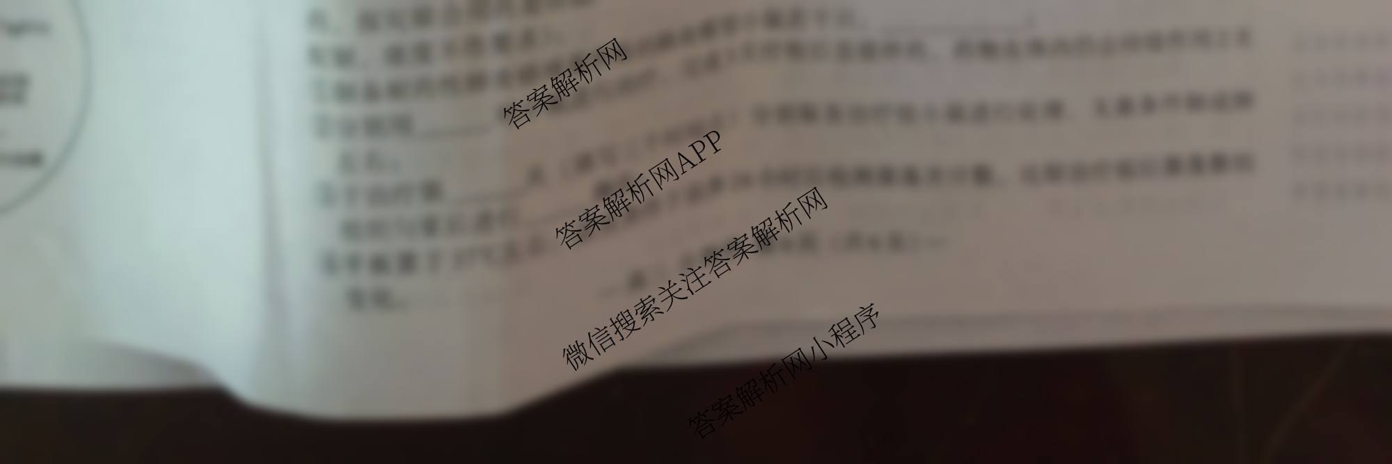 江西省南昌市2025年高三年级九月测试试卷及答案汇总(已更新地理 数学 英语等9份)生物试题
