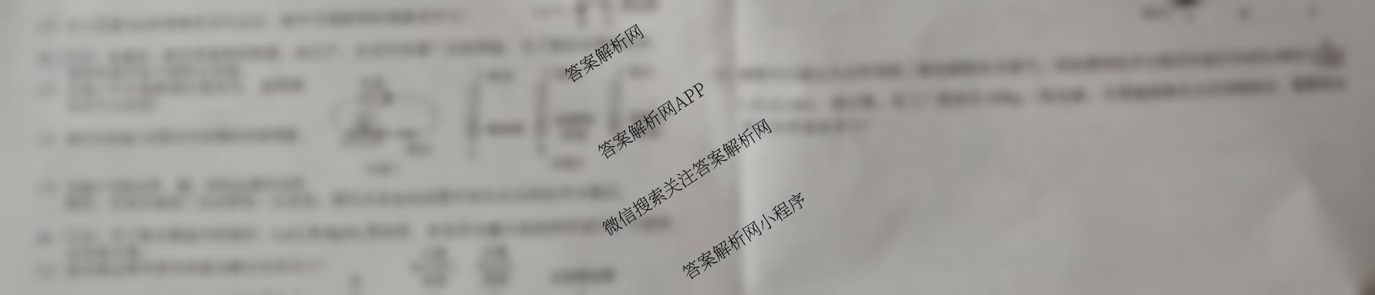 2025年文博志鸿河南省中招联考模拟卷各科答案及试卷(已更新物理、英语、语文等7份)化学试题