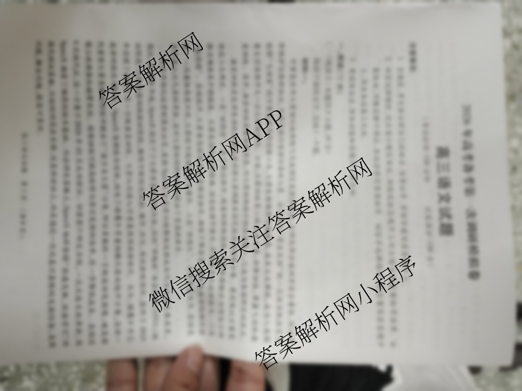 河南省2026年高考备考第一次调研模拟卷高三（含数学 化学 英语等）语文试题