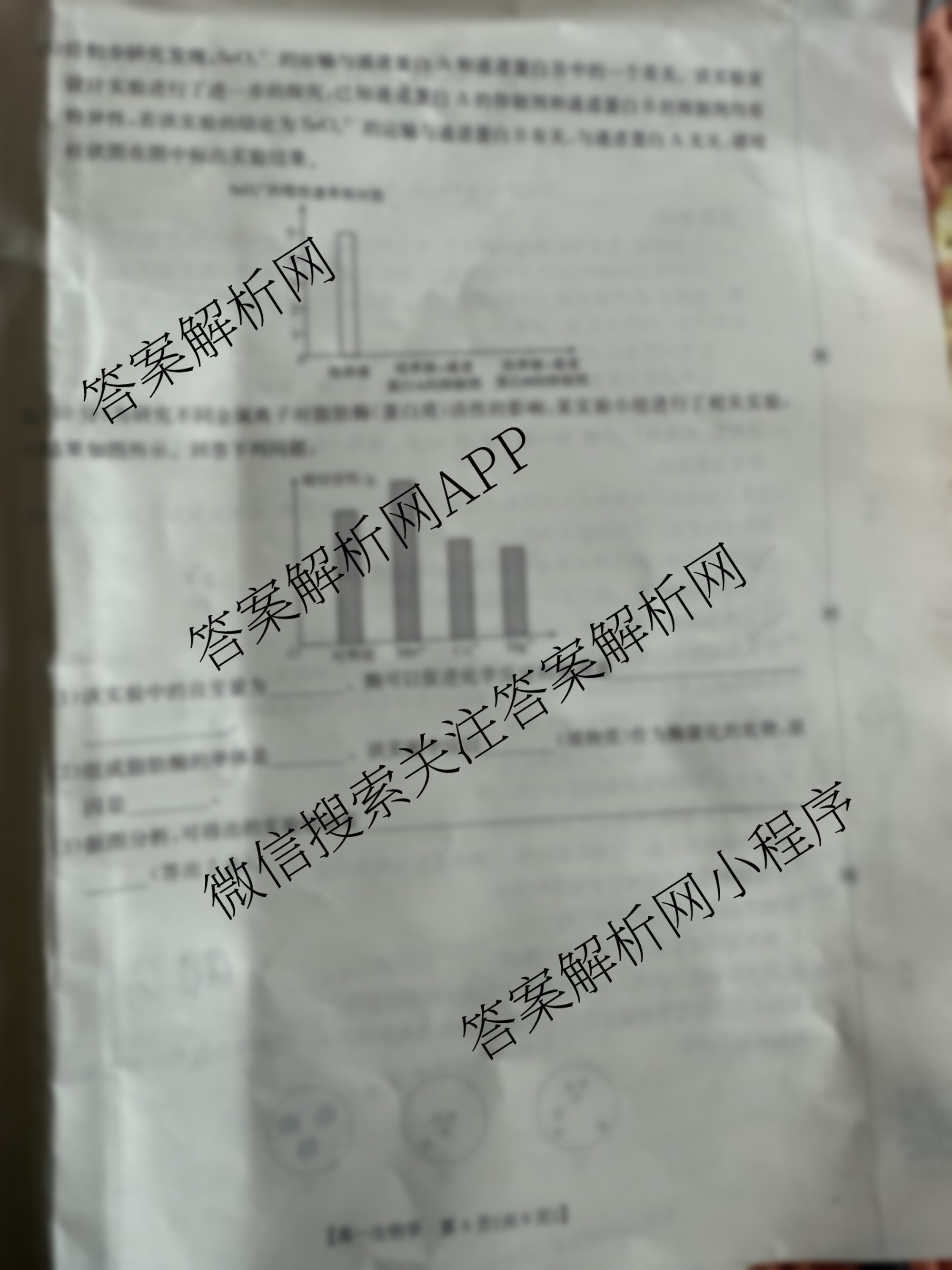 2025-2026学年三晋联盟山西名校高一12月联合考试（9科全）生物试题