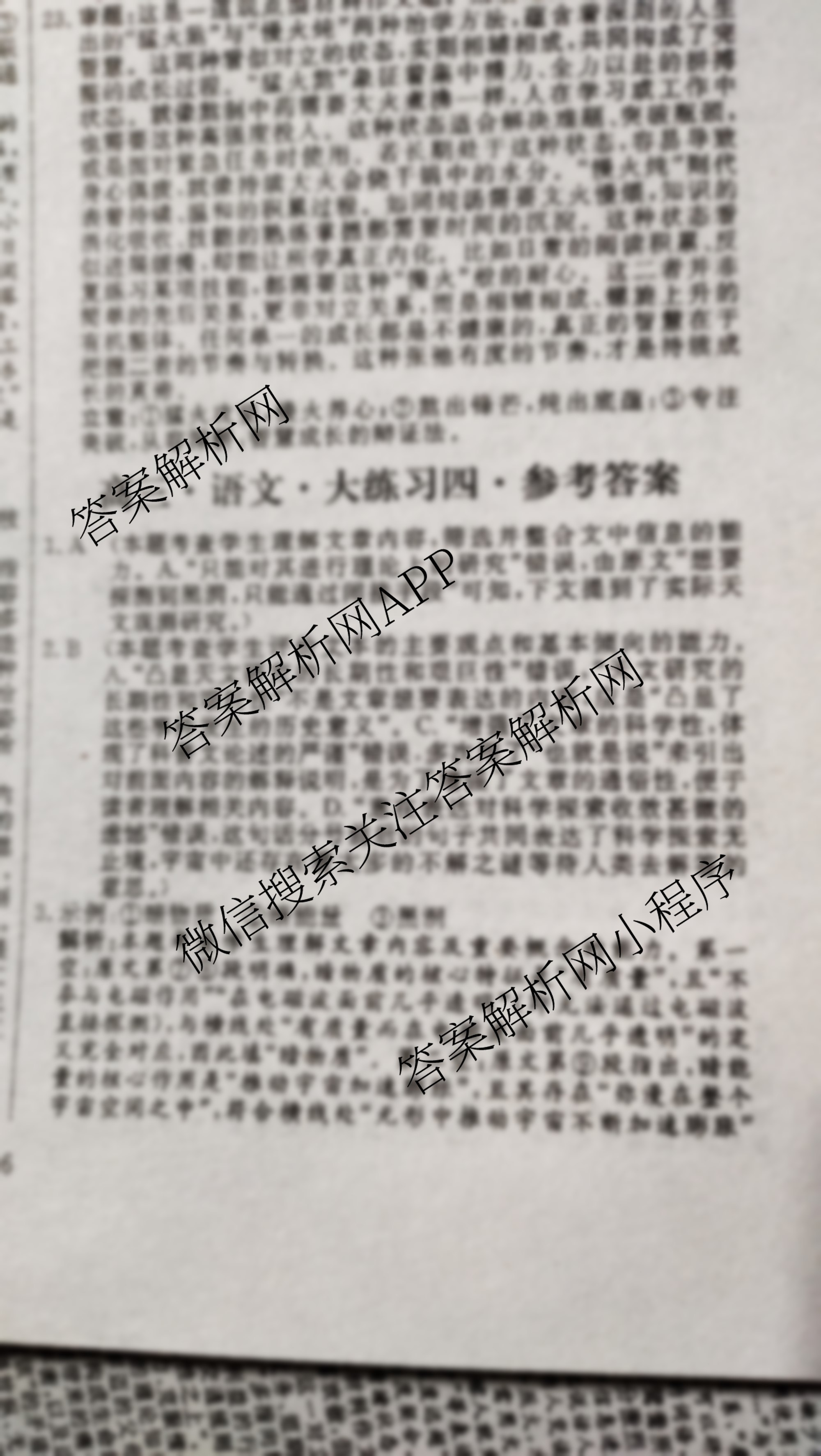 黄冈八模2026届高三大练(四)4: 含化学(S) 历史(S) 地理试卷解析语文答案