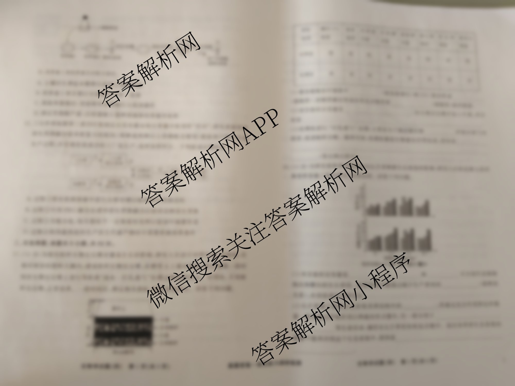 衡水真题密卷2025-2026学年度综合能力调研检测(四)4各科答案及试卷（含地理(7)、数学(A)、生物(1)等）生物试题