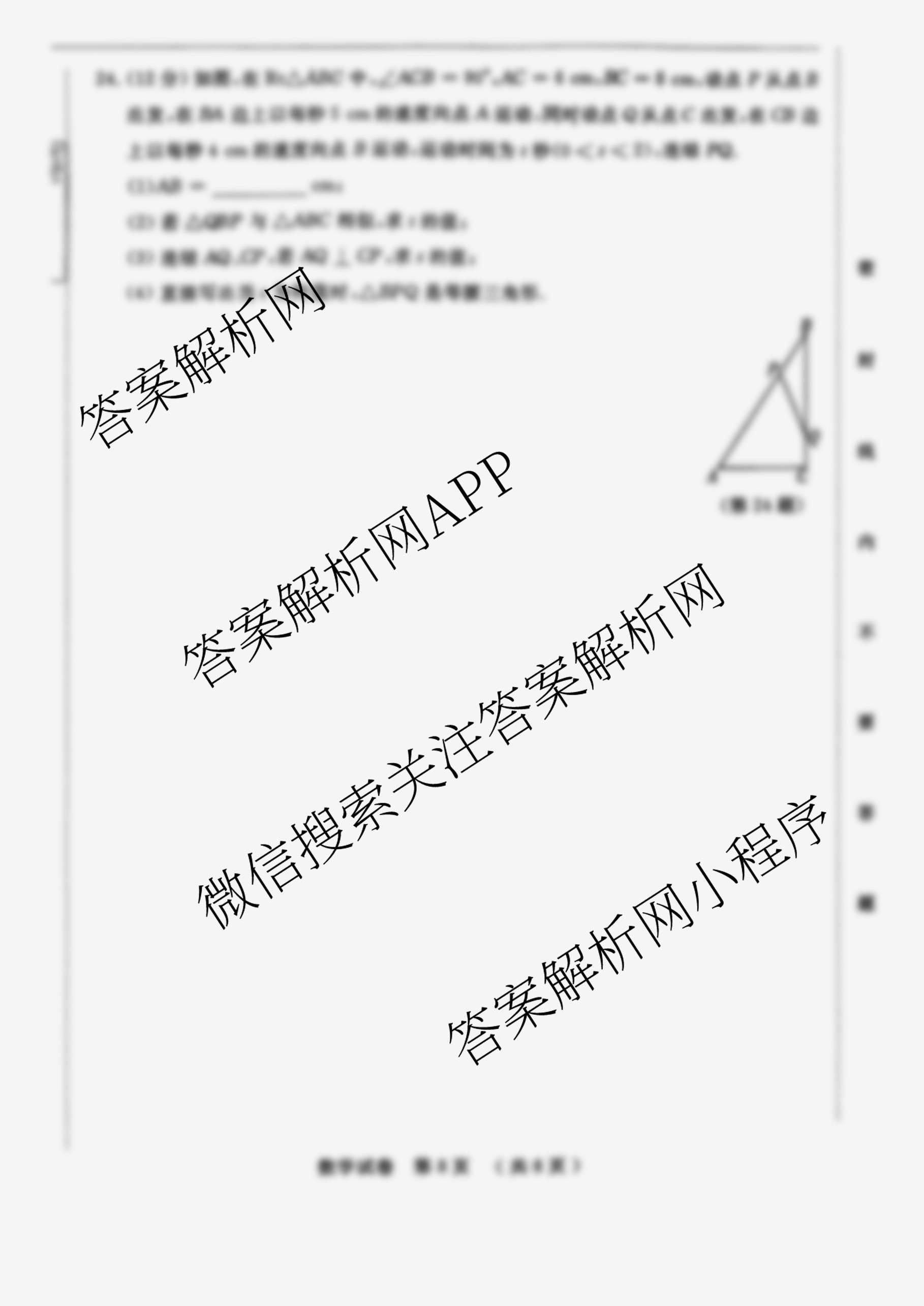 吉林省名校调研系列卷2025-2026学年九年级期中测试(①)(市命题)各科答案及试卷(7科全)数学试题 吉林省名校调研系列卷2025-2026学年九年级期中测试(①)(市命题)各科答案及试卷(7科全)数学试题