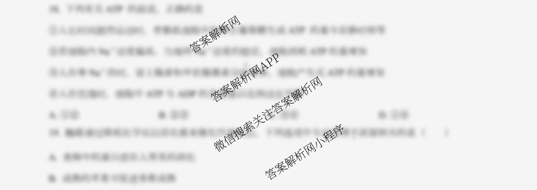 南开大学附属中学2026届上学期第一次阶段检测试卷及答案汇总（9科全）生物试题